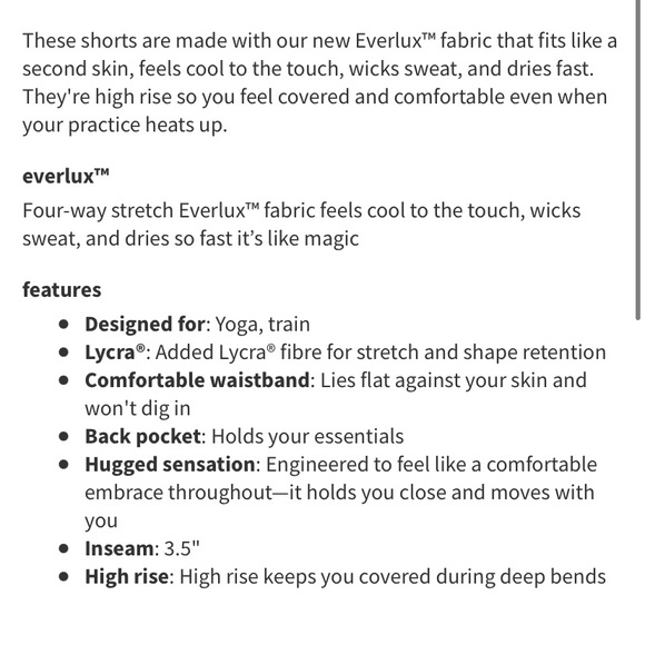 Lululemon Adore Your Core Short (2.5") - Picture 6 of 11